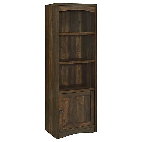 Laughlin 3-shelf Engineered Wood Media Tower Dark Pine by Coaster