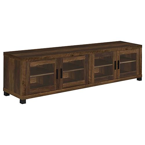 Sachin 4-Door Engineered Wood 79-inch TV Stand Dark Pine by Coaster