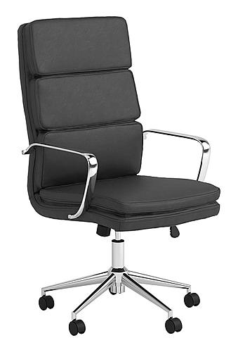 Ximena High Back Upholstered Office Chair Black by Coaster