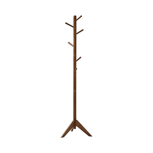 Devlin Coat Rack with 6 Hooks Walnut by Coaster