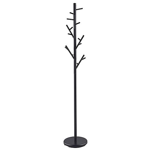 Clover 18-Hook Coat Rack Black by Coaster