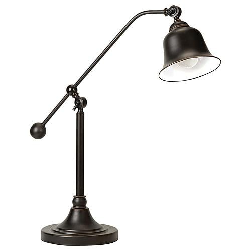 Eduardo Bell Shade Table Lamp Dark Bronze by Coaster
