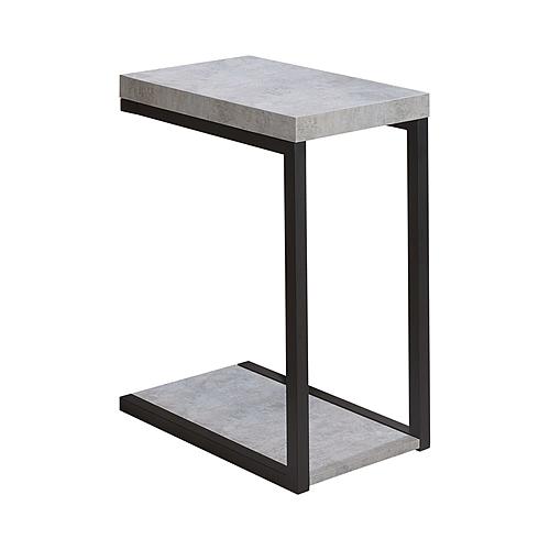 Beck Accent Table Cement and Black by Coaster
