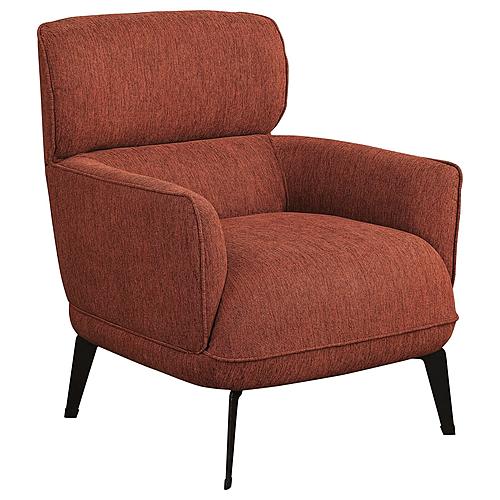 Andrea Heavy Duty High Back Accent Chair Orange by Coaster