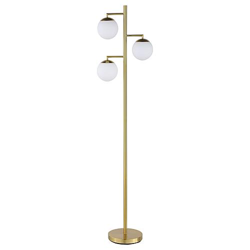 Sena Trio Tree Floor Lamp Gold by Coaster