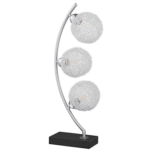 Claudia 30-inch Woven Spherical Metal Table Lamp Black by Coaster