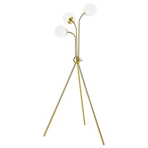 Miley Trio Tree Floor Lamp Gold by Coaster