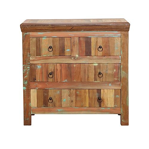 Harper 4-drawer Accent Cabinet Reclaimed Wood by Coaster