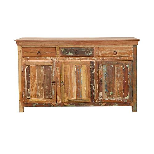 Henry 3-door Accent Cabinet Reclaimed Wood by Coaster