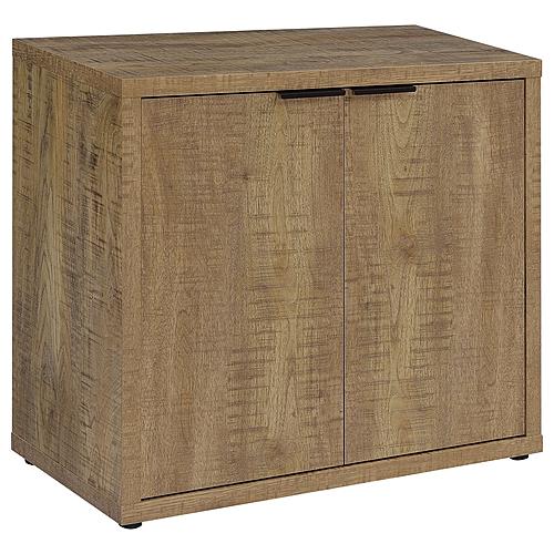 Pepita 2-door Engineered Wood Accent Cabinet w/Adjustable Shelves Mango Brown by Coaster