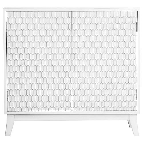 Gambon Rectangular 2-door Accent Cabinet White by Coaster