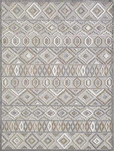 Calla Grey Aztec Area Rug by KAS Rugs