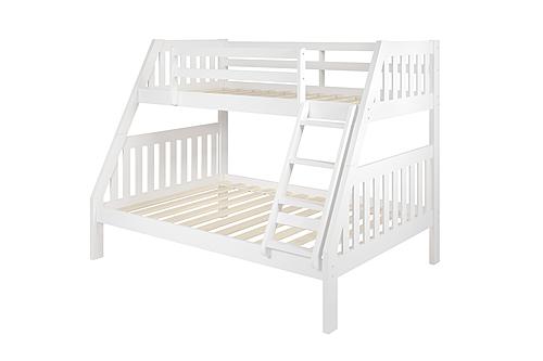 Twin/Full Mission Bunk Bed White by Donco