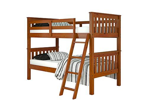 Mission Bunkbed Espresso With Slat Kit by Donco