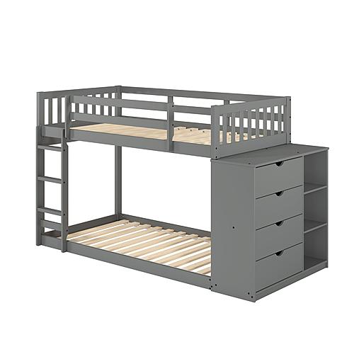 Mission Chest Bunk Dark Grey by Donco