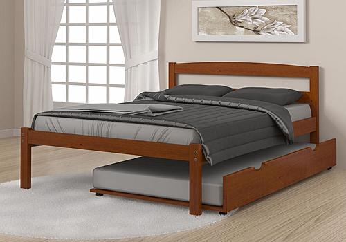 Full Econo Bed With Trundle Bed Espresso Finish by Donco