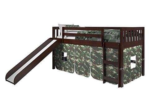 Mission Low Loft Cappuccino w/Camo Tent Kit by Donco