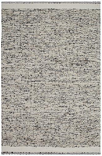 Darcy Ivory Espresso Area Rug by KAS Rugs