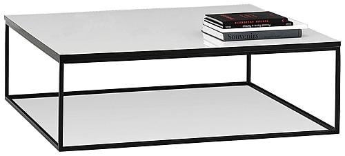 Crystal - Coffee Table - Bright White Acrylic by Enza Home