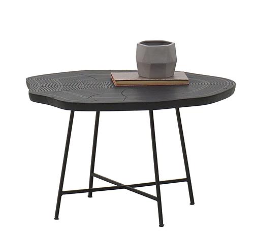 Woody - Side Coffee Table Medium - Black by Enza Home