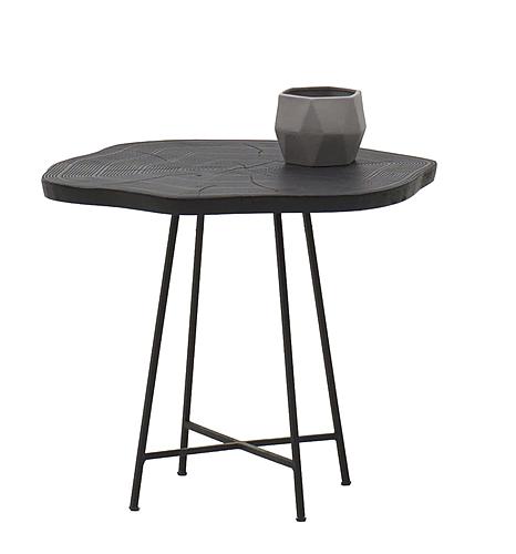 Woody - Side Coffee Table Small - Black by Enza Home