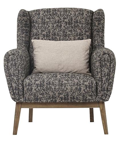 Netha - Armchair - 20201 Black by Enza Home