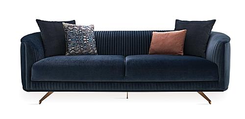 Vienna - 3 Seater Sofa - 10502 Blue by Enza Home