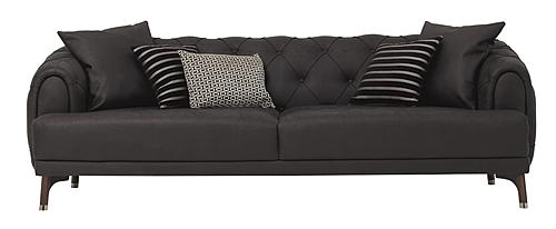 Navona - 3 Seater Sofa Bed - 11501 Dark Brown by Enza Home