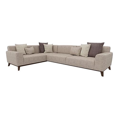 Netha - Corner Sofa Bed - Left Hand Facing - 10911 Cream by Enza Home