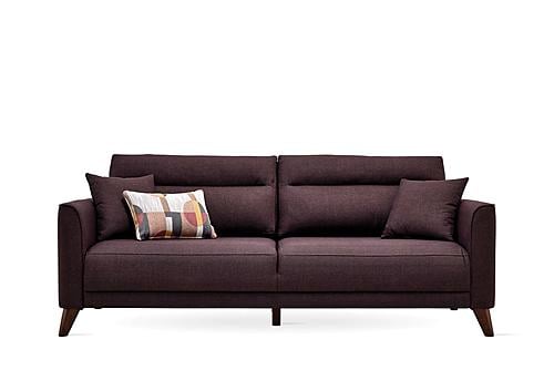 Alto - 3 Seater Sofa Bed - 13001 Brown by Enza Home