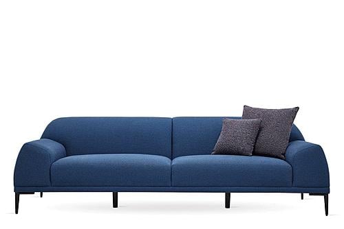 Swan - 3 Seater Sofa - 15601 Turquoise by Enza Home