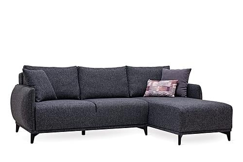 Siano - Corner Sofa Bed - Right Hand Facing - 14802 Khaki by Enza Home