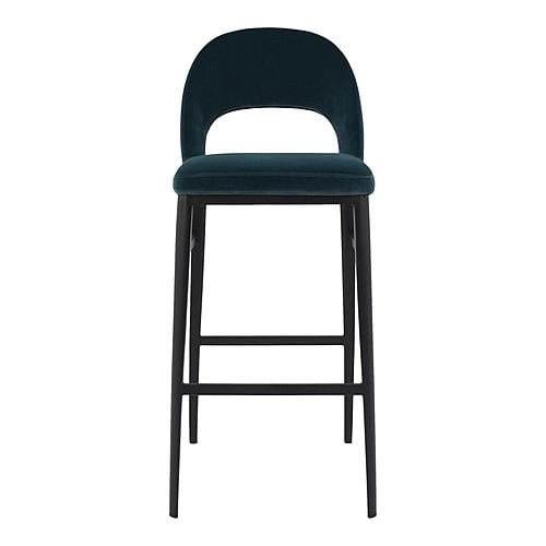 Roger Barstool Teal Velvet by Moe's Home Collection