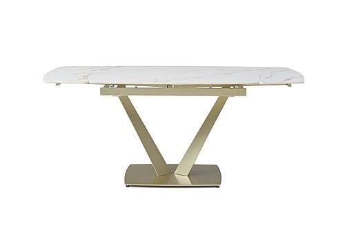 109 Gloss Golden Jade Dining Table 2x 12