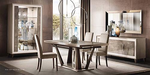 ArredoAmbra Beige Buffet Mirror by ESF