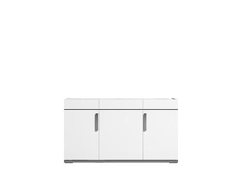 Carrara White 3 Door Buffet by ESF