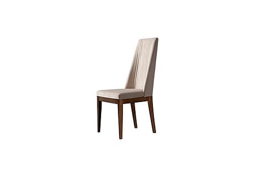 Eva Velvet Beige Dining Chair (Set of 4) by ESF