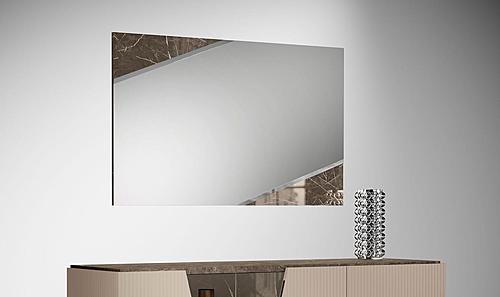 Fidia Beige Mirror for Buffet by ESF