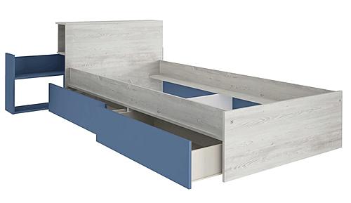 Jazz Kids Oak Blue Bedroom Set by ESF