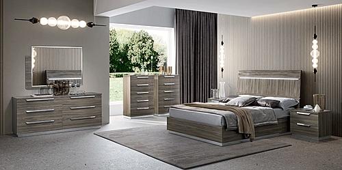 Kroma Gray Bedroom Set by ESF