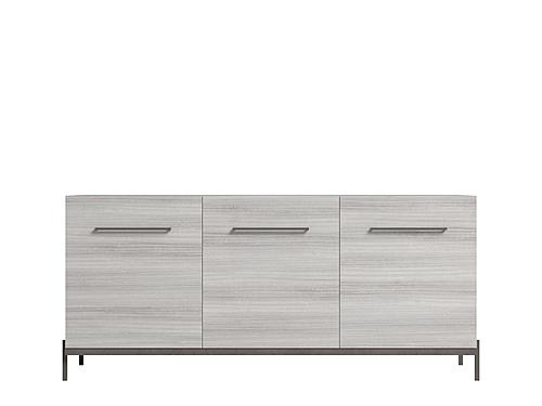 Mia Silver Grey 3-Door Buffet by ESF