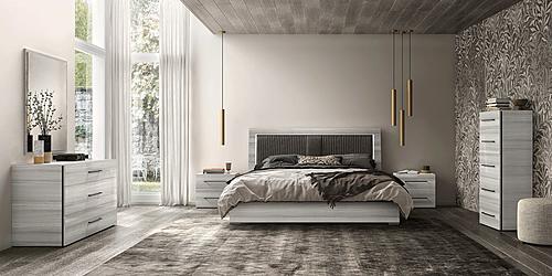 Mia Silver Grey Bedroom Set by ESF
