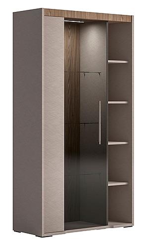 Nora Matt Walnut 2-Door China by ESF