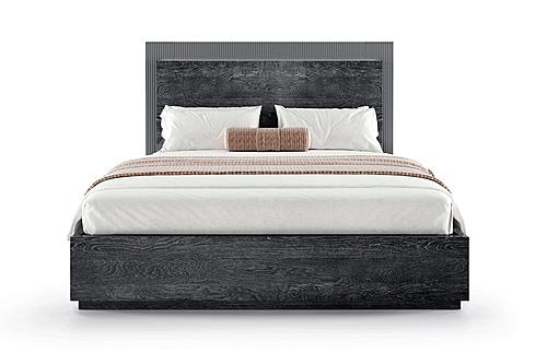 Onyx Dark Gray Metallic Matte Bedroom Set by ESF