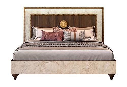 Romantica Walnut Wood Bedroom Set by ESF