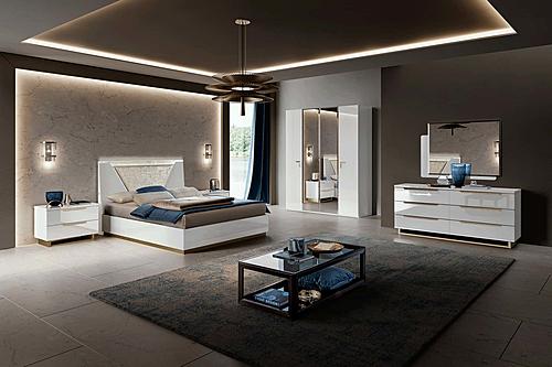 Smart White Bedroom Set by ESF