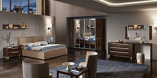Smart Walnut Bedroom Set by ESF