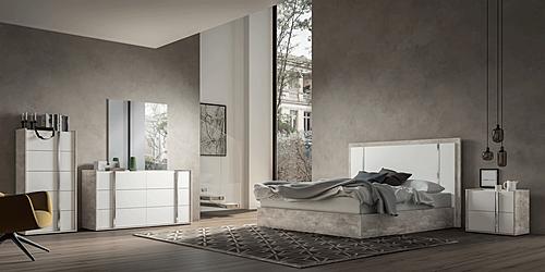 Treviso White Bedroom Set by ESF