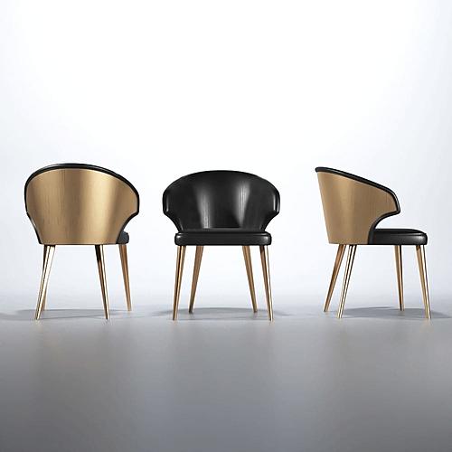Wave Dark Gray Dining Chair (Set of 4) by ESF