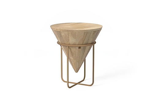 Solara Mango Wood End Table